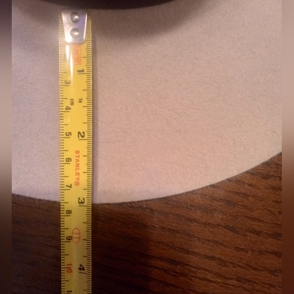 Light Gray Pinch Wide Brim Fur Felt Fedora New - Picture 6 of 8